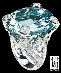 Miss Dior 系列
海蓝宝石白金戒指@北坤人素材
