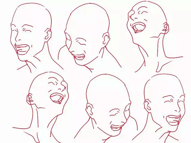 【绘画参考】25张图 告诉你男性个人表情...