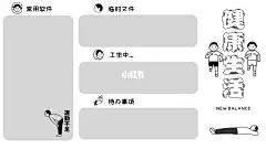 Noritake电脑壁纸 : 感谢姐妹@咕咕哩哟 给的壁纸 现在也是拥有Noritake壁纸的人啦～ 分区放文件，可以定期整理桌面，保持整洁