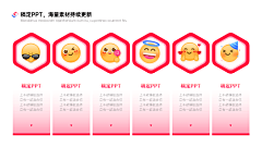 Forliving采集到PPT并列关系6项内容页