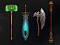 Weapon Concept, Nest Strix : The hunger for power has raised warriors, and the thirst for power of warriors has designed weapons. 