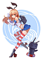 shimakaze, Cat OnMoon : shimakaze by Cat OnMoon on ArtStation.