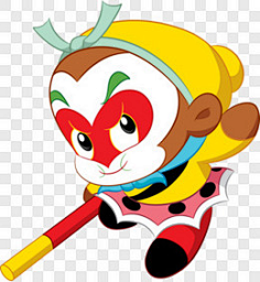 孙悟空卡通q版卡通手绘png图片72来自 png搜索网 pngss.