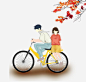 骑单车的小哥哥小姐姐图片大小2105x2000px 图片尺寸1.43 MB 来自PNG搜索网 pngss.com 免费免扣png素材下载！插画#枫叶#后座#卡通手绘#落叶#免扣#秋天#手绘#透明度#无背景#小哥哥#小姐姐#幸福#
