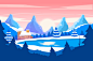 flat-design-winter-landscape-concept_23-2148354398.jpg (1380×920)