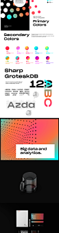 Azda Platform Branding Design. : Azda is a smart data intelligence and analysis platform.