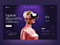 VR Vision Landing Page by Bato on Dribbble