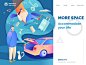 Volkswagen BORA 2018 illustrations(4) volkswagen web illustration design art car