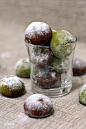 Matcha and Cocoa Snowball Cookies#赏味期限#