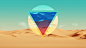 General 1920x1080 polyscape desert landscape artwork triangle