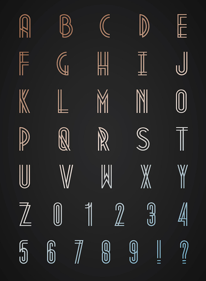 Metropolis free font...