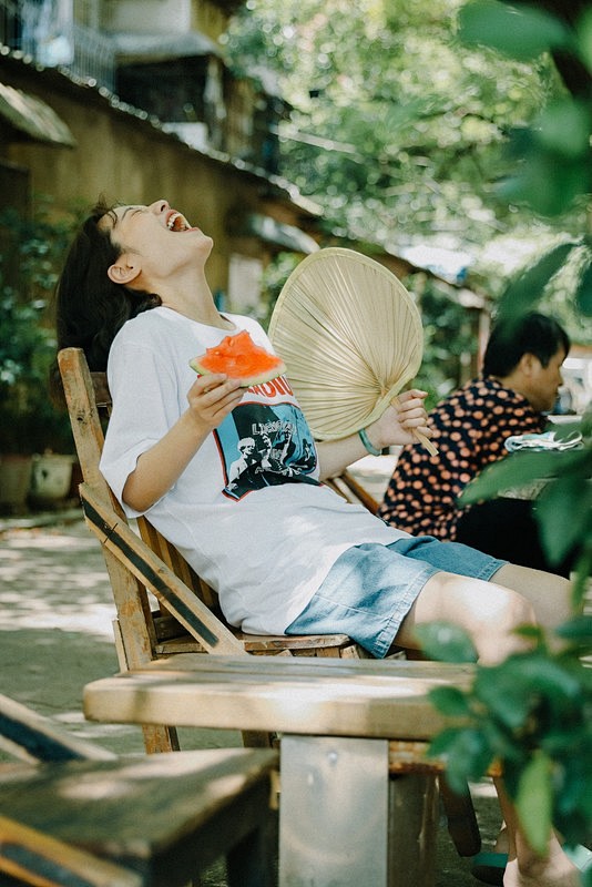 来畅怀大笑一夏吧！_人像_POCO摄影,...