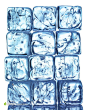 清爽的深蓝色冰块图片素材下载，现在加入素材公社即可参与传素材送现金活动