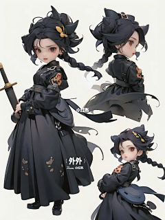 静思过采集到三维人设