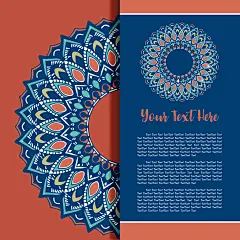 曼陀罗花矢量素材