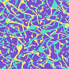 水磨石条纹无缝图案。矢量创意手绘纹理。带有混乱污点的抽象背景。拼贴设计。现代抽象装饰海报、布艺、封面