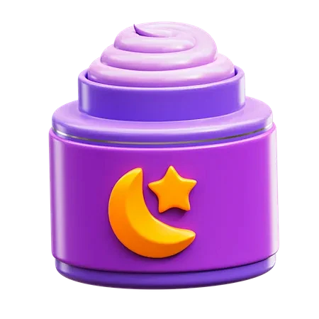 Night Cream  3D Illu...