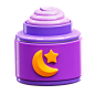 Night Cream  3D Illustration