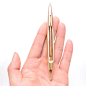 原创铝合金“伏笔” 金属笔芯，个性创意礼品商务礼品 觉物x容器-淘宝网