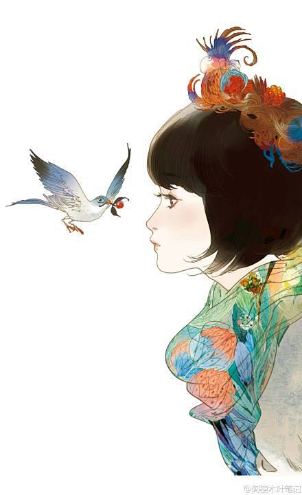 阿梗木叶笔记 #小清新插画#