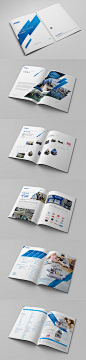 缝纫机设备企业画册版式