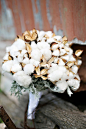 秋冬婚礼棉花来助阵 这样的手捧花你想到了吗？