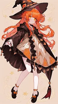 数字艺术漫画风少女