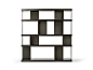 Double-sided wooden bookcase JOBS | Double-sided bookcase by Poltrona Frau
