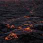 冰岛Fagradalsfjall火山的熔岩