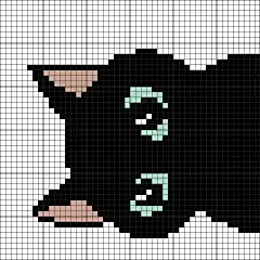 黑猫像素画_3_像素画diy_来自小红书网页版