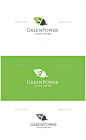 绿色能源的标志——自然标志模板Green Power Logo - Nature Logo Templates清洁、生态学、电力、能源、绿色,叶子,自然,植物,插头,权力,幻灯片,回收 clean, ecology, electricity, energy, green, leaf, nature, plant, plug, power, powerpoint, recycle