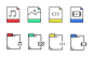 8 枚文档类型图标 - 图标 - Sketch It's Me