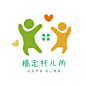 教育培训托儿所简约清新logo