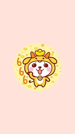 秋田君春节表情手机壁纸