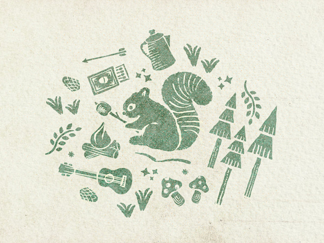 Campsite Illustratio...