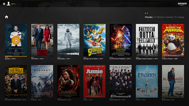 Amazon Fire TV UI Re...