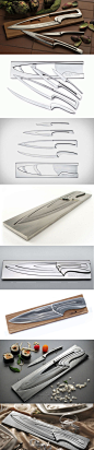 【刀具】大爱这套刀具！由法国Deglon生产的不锈钢组合刀具！。。。