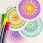 A mandala a day keeps the doctor away! Thank you Sine for sharing your art with us! #STAEDTLER #mandala #mySTAEDTLER #colour #triplusfineliner: 
