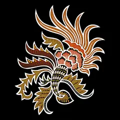 凤凰刺绣蜡染印花插画花纹