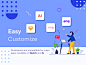企业云办公场景插图素材模板下载KAYO – Business Illustration插图(2)