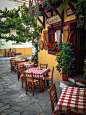希腊斯基亚索斯岛的意大利餐馆