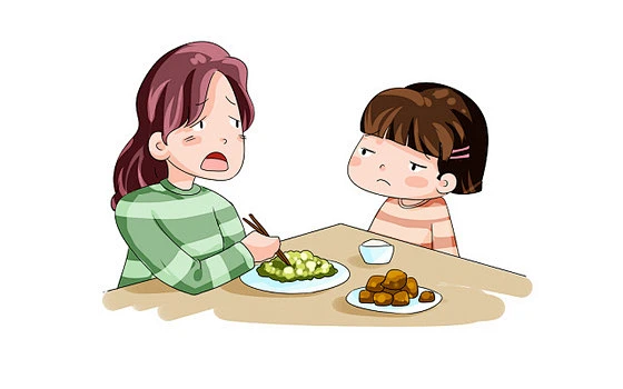 挑食卡通人物不吃饭PNG素材-花瓣网