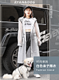 白色亲子雨衣5