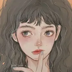 女头|插画女生头像画师:gua老师