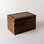 Large Size Keepsake Memory Box - Personalized - Walnut Wood