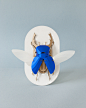 DIY Paper Beetle Sculpture Kits by Assembli - Stag Interior