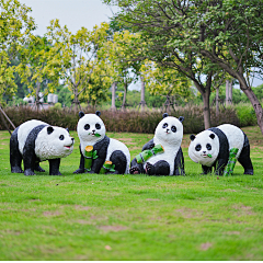 七段数景观雕塑摆件采集到熊猫雕塑摆件
