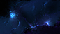 夜 抽象 スペース 赤 空 地球 宇宙美術 ライトニング 青 星雲 雰囲気 宇宙 真夜中 光 闇 スクリーンショット 5120x2880 px コンピュータの壁紙 特殊効果 宇宙空間 天体 地質学的現象 現象 電気青 visual effects