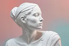 美术工艺石膏雕塑模型图片