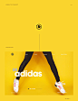 亮骚你的钛金眼adidas运动主题设计分享-UI设计网uisheji.com -